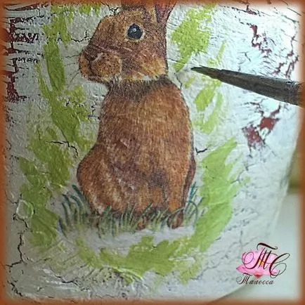 Decoupage virágcserepek kezük Master Class fényképpel (virág) Decoupage virágcserepek kezük mesterkurzust fotókkal
