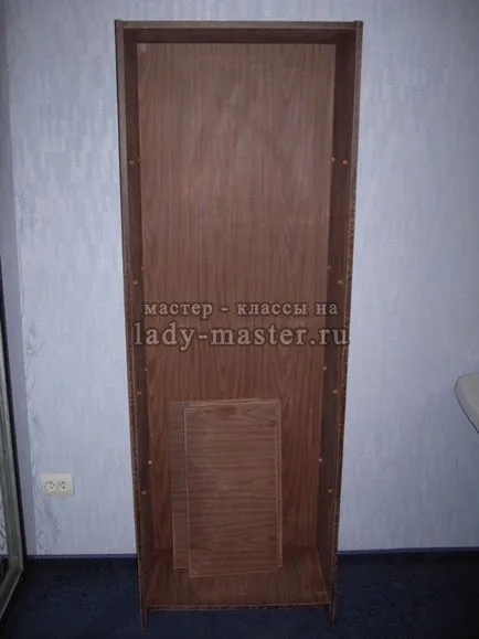 Decoupage egy régi szekrény, saját kezével, a mester - osztály lépésről lépésre fotók