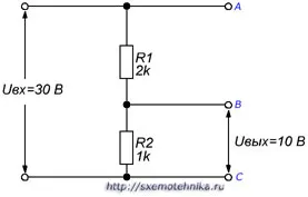 feszültségosztó - alapanyagok elektronika (osztó) feszültségosztó - alapvető elektronikai