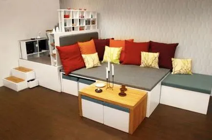 Design 2 szobás lakás Hruscsov - fotó belső (fotó) Design 2 szobás lakás Hruscsov - fotó belső