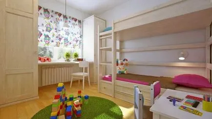 Tervezés egy hálószobás apartman