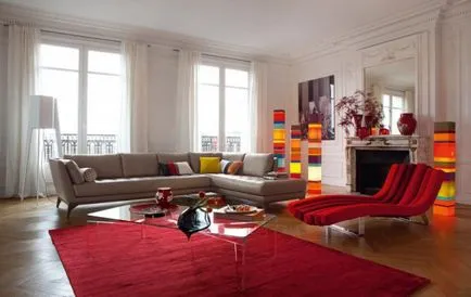 A design a falak a nappaliban - modern és a klasszikus design (tervezés) A design a falak a nappaliban - modern és a klasszikus design