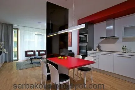 Design stúdió lakás - nagy ötlet 30 fotó (lakás) Design stúdió lakás - nagy ötlet 30 fotó
