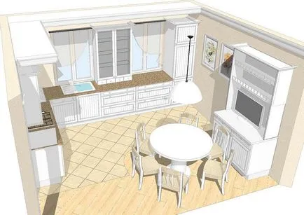 Konyha tervezés két ablak - funkciók és a design lehetőségeket nyílások (konyha) Konyha tervezés két ablak - funkciók és a design lehetőségeket nyílások