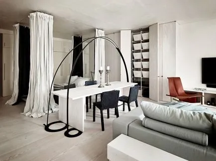 Design stúdió lakás - nagy ötlet 30 fotó (lakás) Design stúdió lakás - nagy ötlet 30 fotó