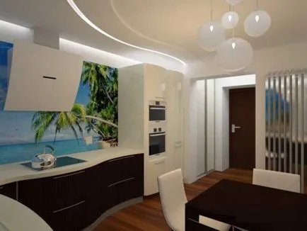 Tervezés egy hálószobás apartman