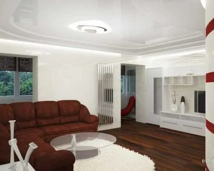 Tervezés egy hálószobás apartman