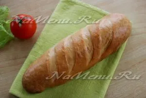 Töltött kenyér recept egy fotó, a kemencében (csirke) Töltött kenyér recept egy fotó, a sütőben