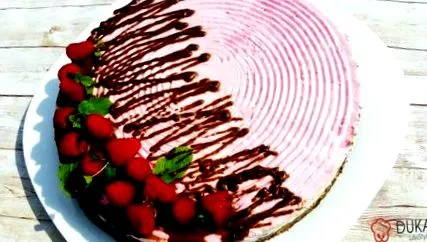málnával sajttorta