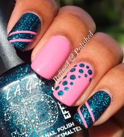 köröm ötletek Glitter, 65 fotó (manikűr) köröm ötletek Glitter, 65 fényképek