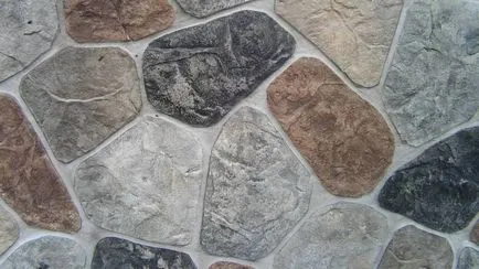Utánzás kő, vakolat saját kezűleg fotók és videók