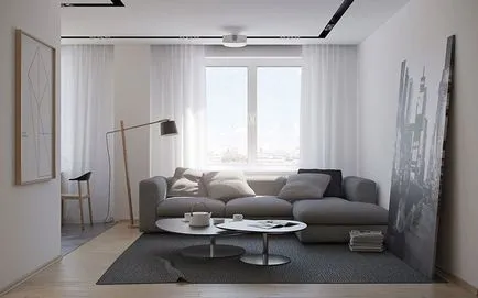 Ötletek egy egy hálószobás apartman