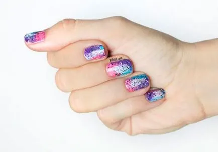 köröm ötletek Glitter, 65 fotó (manikűr) köröm ötletek Glitter, 65 fényképek