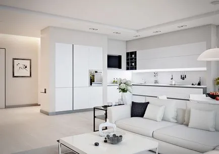 Ötletek egy egy hálószobás apartman