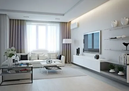 Ötletek egy egy hálószobás apartman