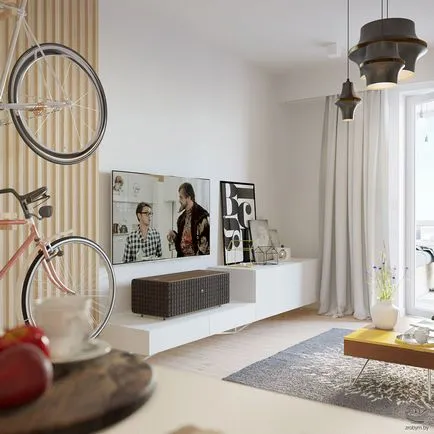 Ötletek egy egy hálószobás apartman