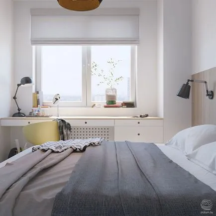 Ötletek egy egy hálószobás apartman