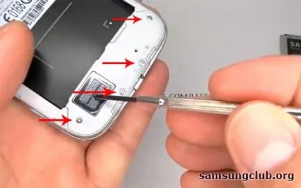 Utasítást, hogyan kell szétszedni Galaxy S4 i9500 (galaxis) Utasítást, hogyan kell szétszedni Galaxy S4 i9500