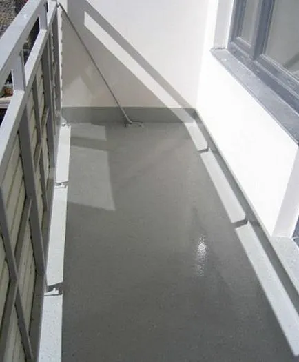 Mi teszi a padlón erkély vagy loggia anyagok (amelyek arra a padlón erkély erkély) Mit szex erkély vagy loggia anyagok