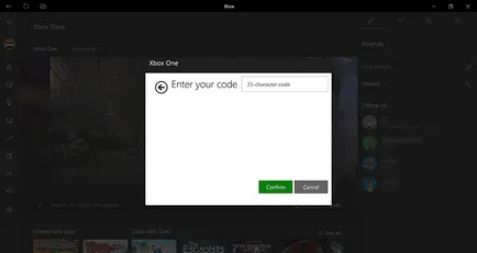 Hogyan lehet aktiválni a kártyás kódot xbox