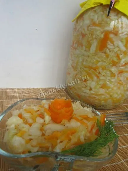 Hogyan készítsünk savanyú káposztát otthon - recept fotókkal
