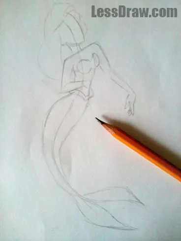 Hogyan kell felhívni a sellő, lessdraw (lessdraw) Hogyan kell felhívni a sellő, lessdraw