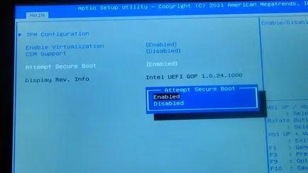 Hogyan tiltható le az UEFI