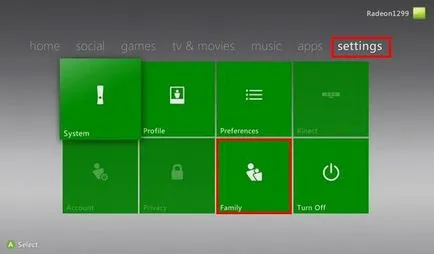 Hogyan tilthatom le a szülői felügyelet a BIOS-ban, a jegyzék, xbox 360 (BIOS) Hogyan kapcsoljuk ki a szülői felügyelet a bios, registry, xbox 360