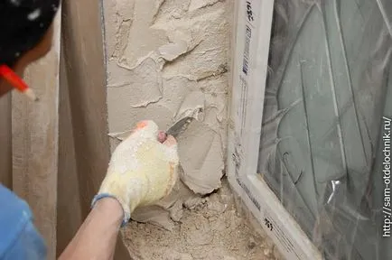Ahogy vakolt lejtőkön ablakok rendesen (windows) Ahogy vakolt lejtőkön az ablakokat rendesen