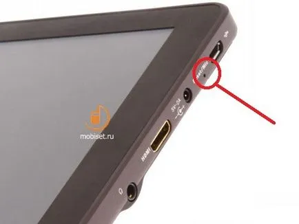 Hogyan állíthatom vissza a tablettát, ha a reset gombot a tablet