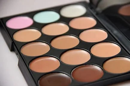 Hogyan kell használni a paletták concealers, hogy mikor és hogyan kell használni színes (színes) Hogyan kell használni a paletták concealers, hogy mikor és milyen színű használni