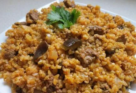 Főzni bulgur recept a díszítéshez