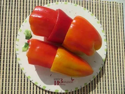 Hogyan befagyasztja a bolgár paprika a téli otthon, blog Iriny Zaytsevoy