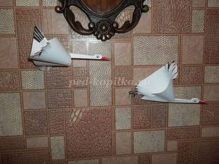 Hogyan készítsünk egy gólya a papír meg a kezét (Stork) Hogyan készítsünk egy gólya papír saját kezűleg