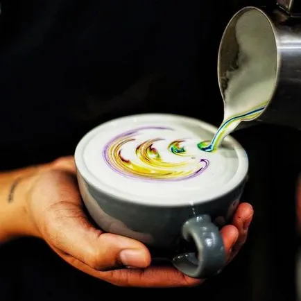 Hogyan kell felhívni a latte art képzés, sablonok