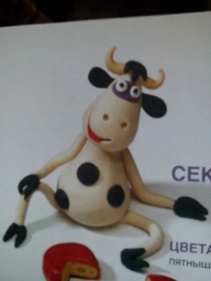 Hogyan készítsünk egy tehén gyurma