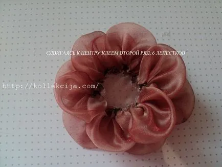 Hogyan tegyük egy rózsát organza, saját kezével - Online magazin