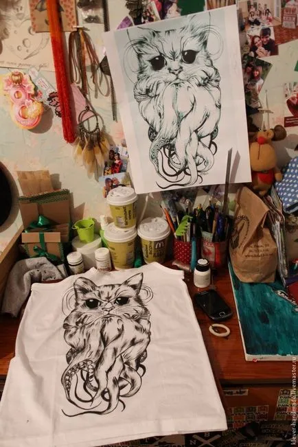Hogyan készítsünk egy rajzot a póló színek textil - Fair Masters - kézzel készített, kézzel készített (rajz a ruhák) Hogyan készítsünk egy rajzot a póló színek textil - Fair Masters - kézzel készített, kézzel készített