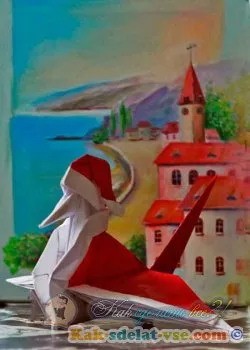 Hogyan tegyük egy daru kifogyott a papír 4 variánsok (fotó) Hogyan tegyük egy daru kifogyott a papír 4 lehetőség