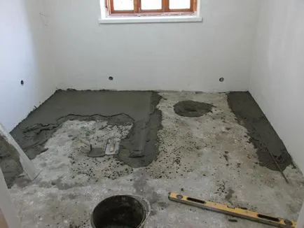 Hogyan készítsünk szintező esztrich és öntsük a önterülő padló kezük