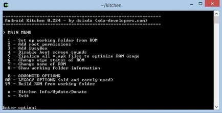 Hogyan kell összeállítani a firmware android