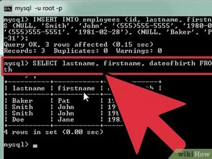 Hogyan hozzunk létre egy táblázat mysql