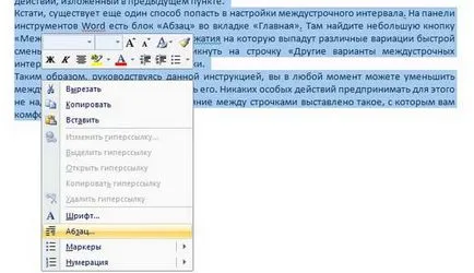 Hogyan lehet csökkenteni a sorköz Word előtt és után az írás a szöveg (sorköz) Hogyan lehet csökkenteni a sorköz Word előtt és után az írás a szöveg