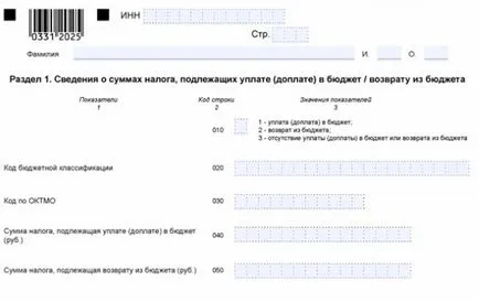 Hogyan kell kitölteni egy nyilatkozatot a jövedelem a köztisztviselők, a minta