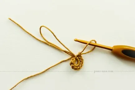 Hogyan kötni egy kötés gyűrű Amigurumi horgolt workshop fotók és videó