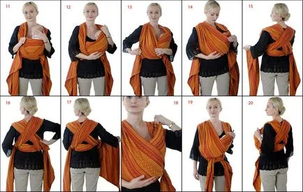 Hogyan kötni egy sálat Sling Baba - 5 Ways!