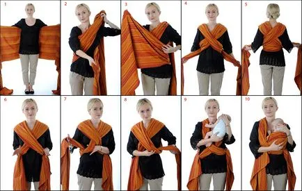 Hogyan kötni egy sálat Sling Baba - 5 Ways!