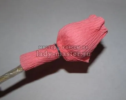 Candy - hullámpapír rózsák március 8-án, a mester - osztály fotók, lépésről lépésre
