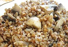 Csirke töltött hajdina - egy recept lépésről lépésre fotók