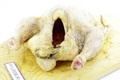 Csirke töltött hajdina, a sütőben - lépésről lépésre recept, hogyan kell főzni fotókkal